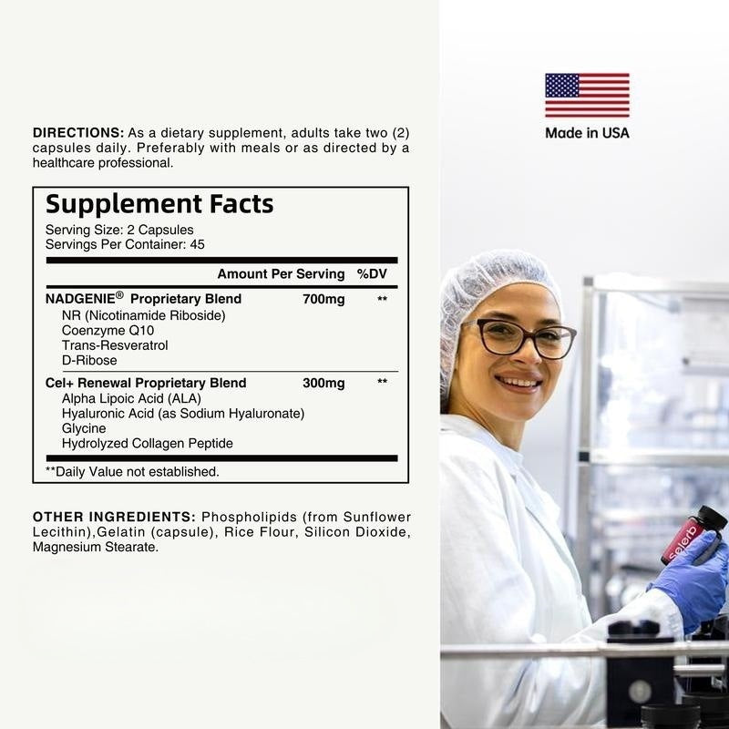 Oral Supplement Of Nadnicotinamide Nucleosides Capsules